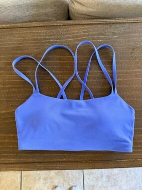 Nike Blue Strappy Dri-FIT Sports Bra